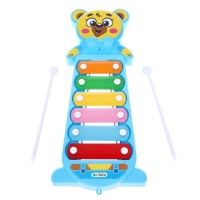 Металлофон &laquo;Мишка&raquo;, цвета МИКС