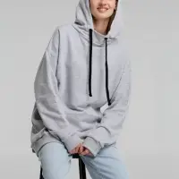Худи оверсайз &laquo;Чистая соль&raquo;, серый меланж, размер XL/XXL (52-54)