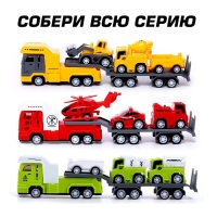 Грузовик инерционный &laquo;Автовоз. Ферма&raquo;, с 2 машинками