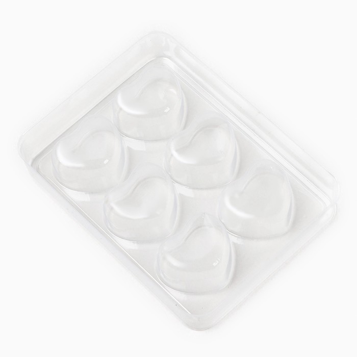 Аромасаше своими руками. Набор для создания ароматической фигурки из соевого воска &laquo;Сердечки с сухоцветами&raquo;