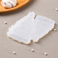 Силиконовая форма &laquo;Ёлка с бантиками&raquo;, 12&times;10 см, цвет прозрачный