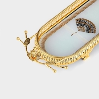 Подставка для десертов &laquo;Веер&raquo;, 54&times;13&times;7 см, цвет металла золотой