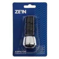 Аэратор ZEIN Z3600, поворотный, на шарнире, 2 режима, хром/черный Аэратор ZEIN Z3600, поворотный, на шарнире, 2 режима, хром/черный