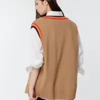 Жилет оверсайз унисекс Cornell в сумке, бежевый, размер L/XL