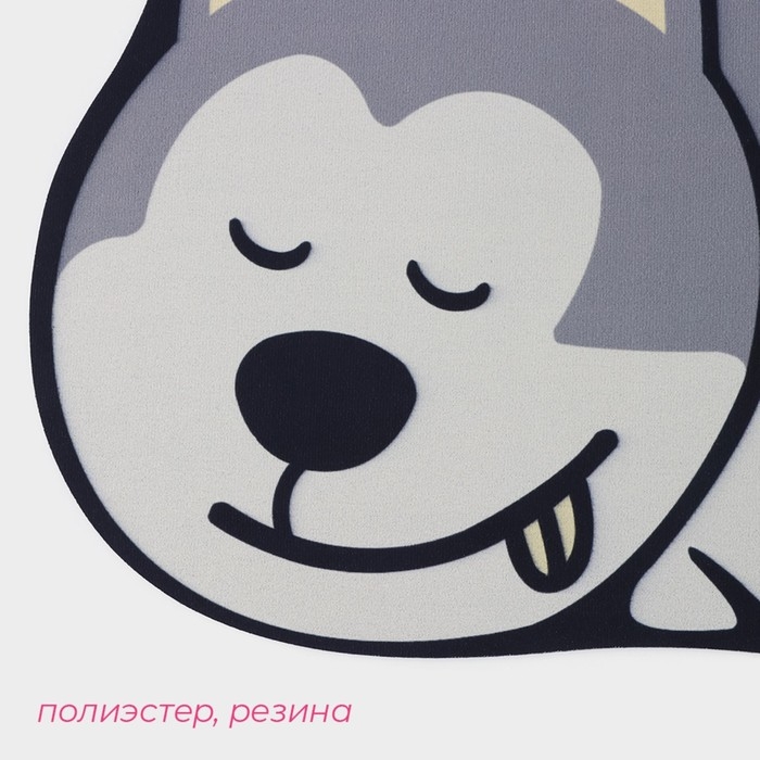 Коврик для дома Доляна &laquo;Хаски&raquo;, влаговпитывающий, 59&times;39 см