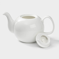 Чайник фарфоровый заварочный Wilmax Olivia &laquo;Классика&raquo;, 1,75 л, цвет белый