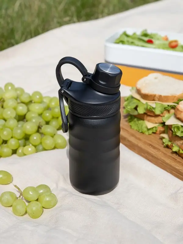 Термобутылка Fujisan 2.0 без логотипа, черная Термобутылка Fujisan 2.0 без логотипа, черная