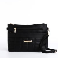 Сумка кросс-боди на молнии, цвет чёрный Сумка кросс-боди на молнии, цвет чёрный