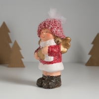 Сувенир керамика "Девочка-ангел в красном наряде, с сердечком" 7,5х5,5х17,5 см Сувенир керамика "Девочка-ангел в красном наряде, с сердечком" 7,5х5,5х17,5 см