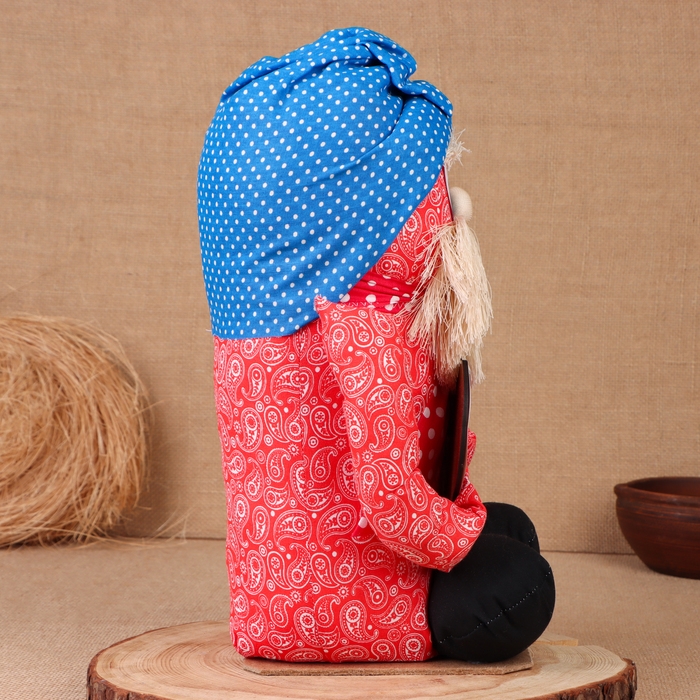 Домовой "Малыш с баяном", 43х25х20 см