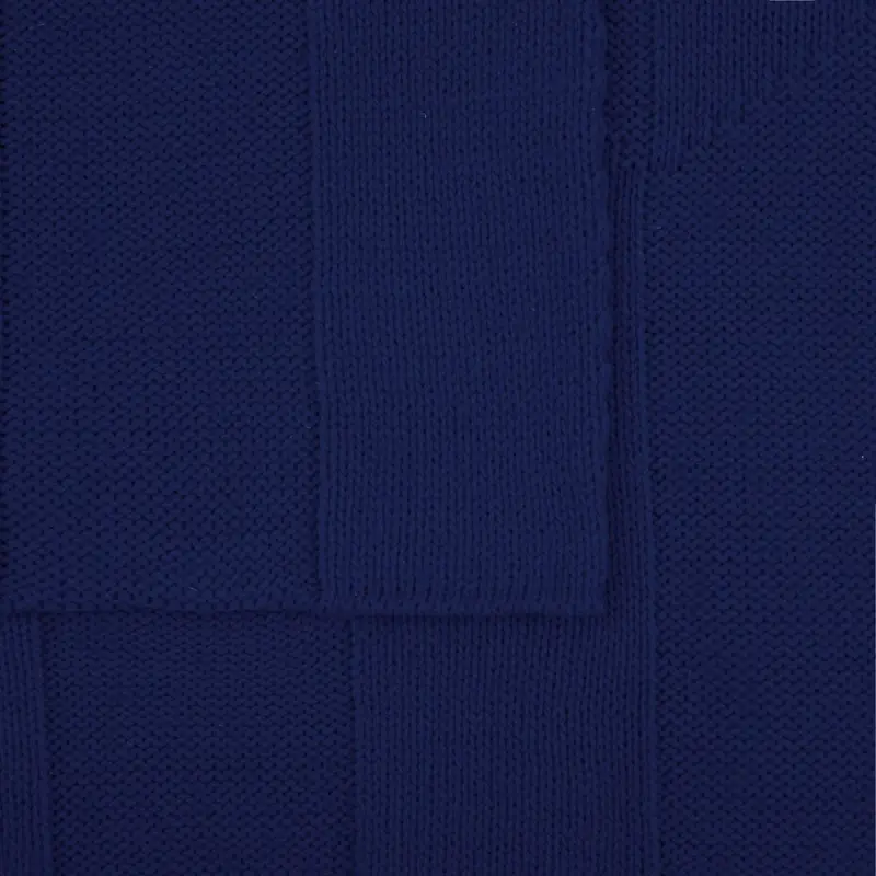 Плед Rombus, темно-синий (сапфир)