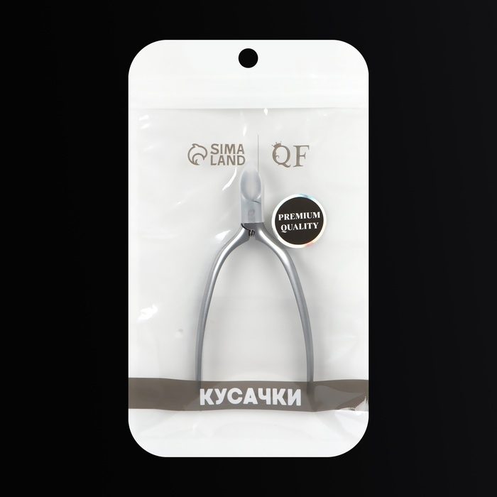 Кусачки маникюрные для кутикулы «Premium satin», скрытая пружина, матовые, 10,3 см, длина лезвия - 4 мм, цвет серебристый Кусачки маникюрные для кутикулы «Premium satin», скрытая пружина, матовые, 10,3 см, длина лезвия - 4 мм, цвет серебристый