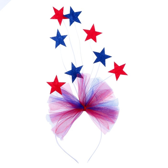 Карнавальный ободок &laquo;Звёзды&raquo;, цвета МИКС