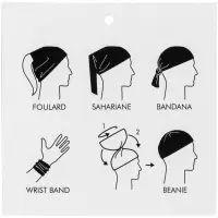 Многофункциональная бандана Bolt, красная Многофункциональная бандана Bolt, красная