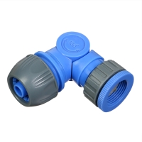 Коннектор угловой, 1/2" (12 мм), 5/8" (16 мм), 3/4" (19 мм), быстросъёмное соединение Коннектор угловой, 1/2" (12 мм), 5/8" (16 мм), 3/4" (19 мм), быстросъёмное соединение