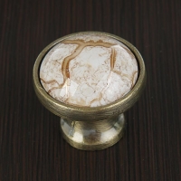 Ручка кнопка ART ТУНДРА Ceramics 020, керамическая, цвет бронза Ручка кнопка ART ТУНДРА Ceramics 020, керамическая, цвет бронза