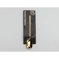 Ложка чайная из нержавеющей стали Magistro Wave, длина 13,8 см, цвет золотой