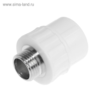 Муфта переходная VALFEX PRO, d=25 мм x 1/2", наружная резьба, полипропиленовая Муфта переходная VALFEX PRO, d=25 мм x 1/2", наружная резьба, полипропиленовая