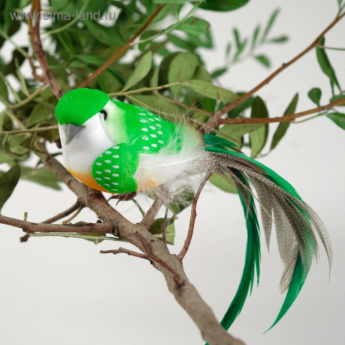 Декор на проволоке птички, микс