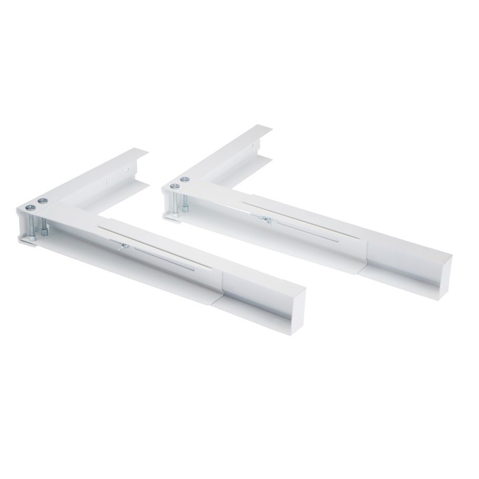 Кронштейн Кронштейн "РЭМО" К-103, для микроволновой печи, регулируемый, до 40 кг, 300-500 мм, белый