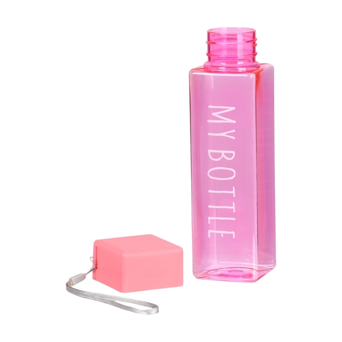 Бутылка для воды, 450 мл, My bottle, 20 х 5.5 см, розовая Бутылка для воды, 450 мл, My bottle, 20 х 5.5 см, розовая