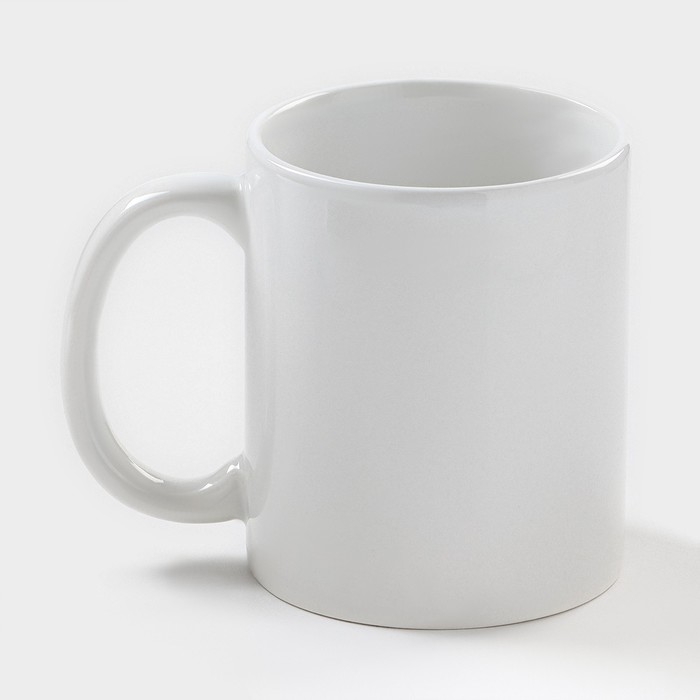 Кружка - хамелеон керамическая Доляна «Котик», 350 мл, цвет белый Кружка - хамелеон керамическая Доляна «Котик», 350 мл, цвет белый