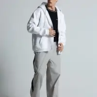 Толстовка на молнии с капюшоном Siverga 2.0, белая, размер M