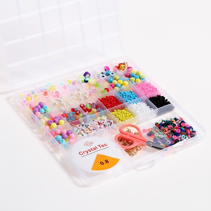 Набор для создания украшений &laquo;Ассорти&raquo; бусины/бисер, леска, фурнитура