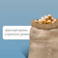 Мешок джутовый, 74 &times; 100 см, плотность 26 &times; 26 нитей, без завязок, Greengo