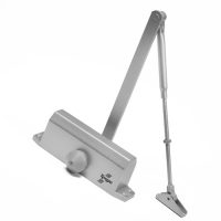 Доводчик дверей ТУНДРА G072  морозостойкий, до -50, до 85, цвет серебро