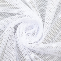 Тюль на кухню на шторной ленте 250х160 см, белый, 100% полиэстер Тюль на кухню на шторной ленте 250х160 см, белый, 100% полиэстер