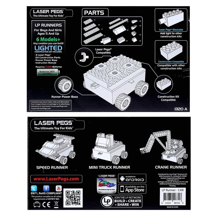 Конструктор &laquo;Военная машина&raquo;, 6 в 1, 29 деталей