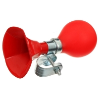Клаксон GRAFFITI, стальной, цвет красный Клаксон GRAFFITI, стальной, цвет красный