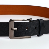 Ремень мужской, ширина 3,5 см, винт, пряжка металл, цвет чёрный Ремень мужской, ширина 3,5 см, винт, пряжка металл, цвет чёрный