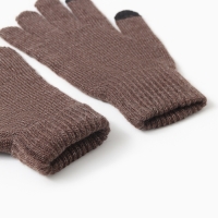 Перчатки сенсорные, цвет коричневый, р-р 18 Перчатки сенсорные, цвет коричневый, р-р 18
