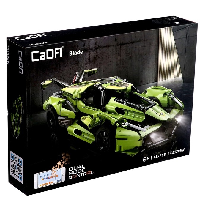 Конструктор &laquo;Спорткар&raquo;, радиоуправление, 432 детали