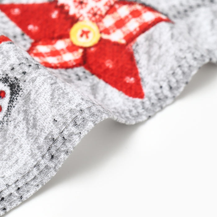 Набор кухонных полотенец &laquo;Доляна&raquo; С Новым счастьем 35х60см-4шт, 100% хлопок