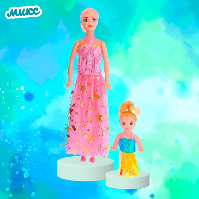 Кукла-модель «Каролина» с малышкой, МИКС Кукла-модель «Каролина» с малышкой, МИКС