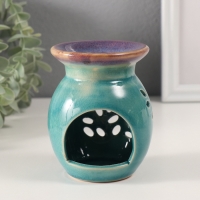 Аромалампа керамика "Лепестки" МИКС 8,5х9х11 см Аромалампа керамика "Лепестки" МИКС 8,5х9х11 см