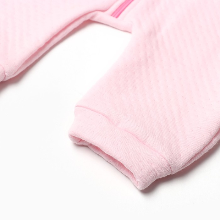 Комбинезон для девочки, цвет розовый, рост 80 см