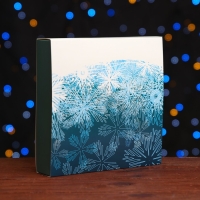 Новый год. Коробка под 16 конфет, 17,7х17,7х3,8 см, кондитерская упаковка