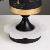 Аромалампа с подсветкой "Фигура" E14 40Вт +RGB черный 10х10х24,5 см Аромалампа с подсветкой "Фигура" E14 40Вт +RGB черный 10х10х24,5 см