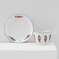 Сервиз фарфоровый чайный Доляна «Емеля», 12 предметов: 6 чашек 280 мл, 6 блюдец d=15 см, цвет белый Сервиз фарфоровый чайный Доляна «Емеля», 12 предметов: 6 чашек 280 мл, 6 блюдец d=15 см, цвет белый