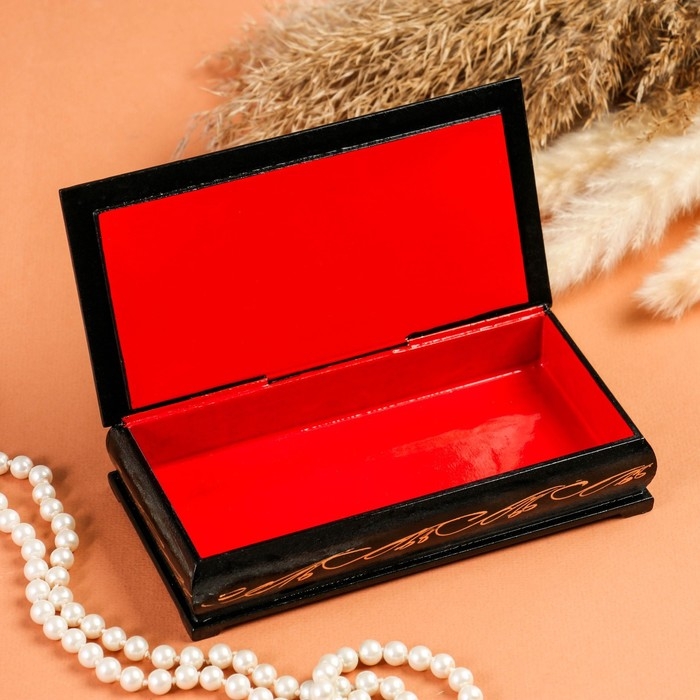 Шкатулка - купюрница «Сказка», 8,5×17 см, лаковая миниатюра Шкатулка - купюрница «Сказка», 8,5×17 см, лаковая миниатюра