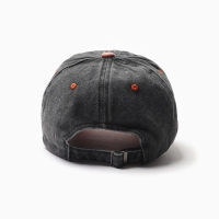 Кепка мужская MINAKU, цвет черный/коралловый, р-р 56-58