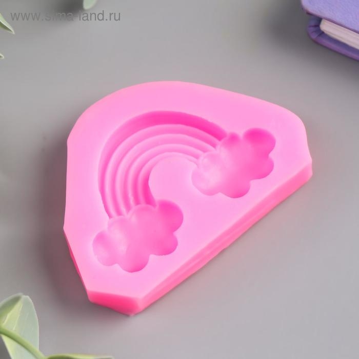 Молд силикон Молд силикон "Радуга с облачками" 3,8х5,7 см