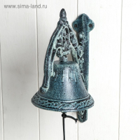 Колокол сувенирный чугун "Узорный" 30х28х12,5 см