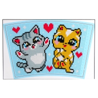 Алмазная мозаика на термостакане «Котик» Алмазная мозаика на термостакане «Котик»