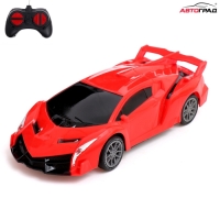 Машина радиоуправляемая &laquo;Уличные гонки&raquo;, 1:20, свет, работает от батареек, цвет красный