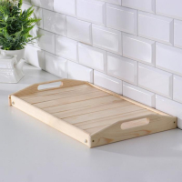 Столик для завтрака складной, 50&times;30см, с ручками хвоя